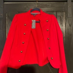 NWT Tommy Hilfiger Solid Military Blazer